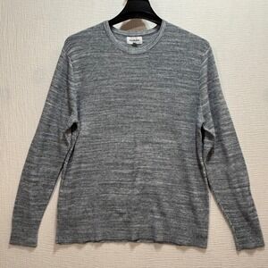 Goodfellow & Co Mens Gray Tight Knit Crewneck Long Sleeve Sweater Size L Outdoor